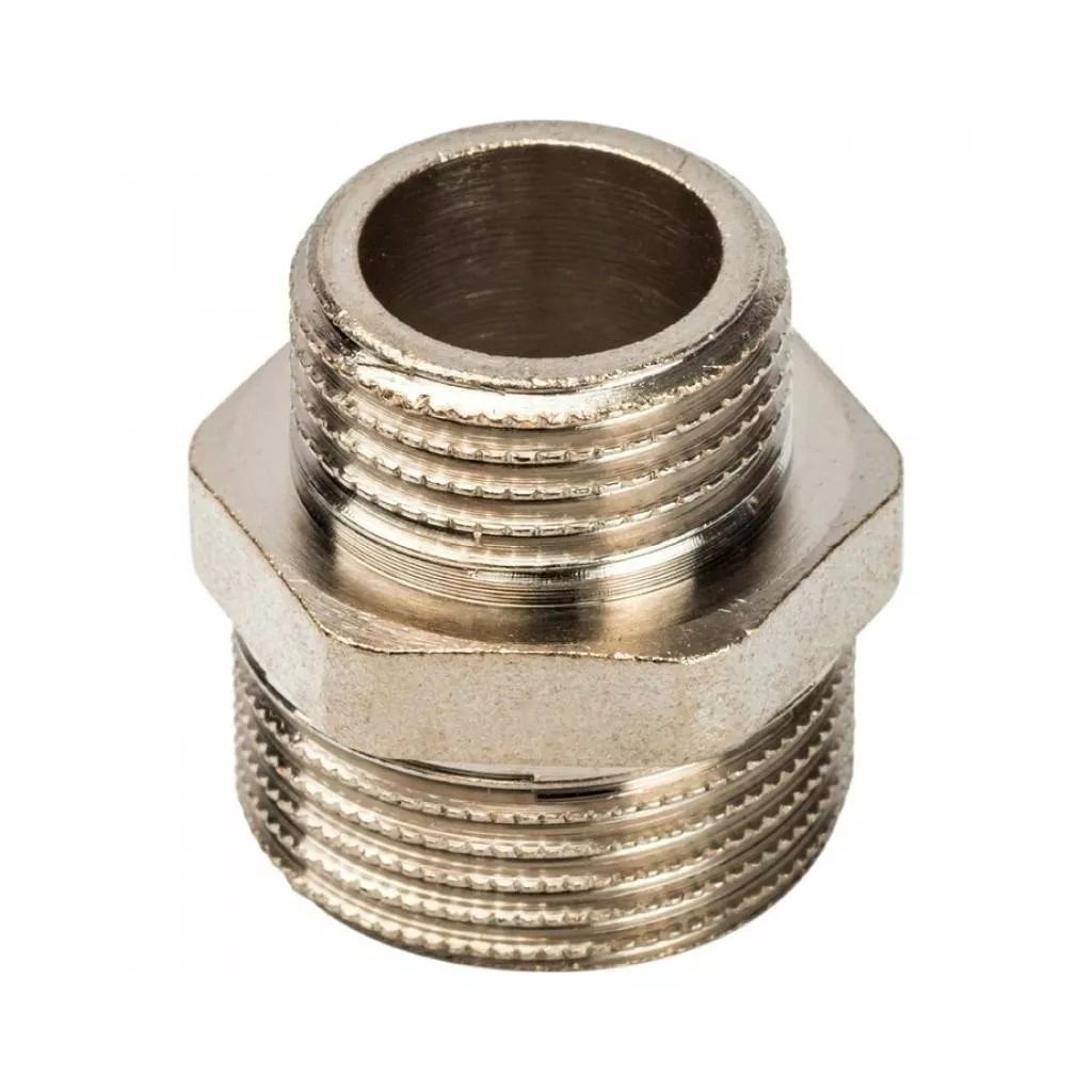 STOUT  Ниппель НН переходной никелированный 4"X3"