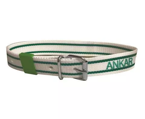 Ошейник маркировочный "ANKAR" бело-зеленый, 120 см